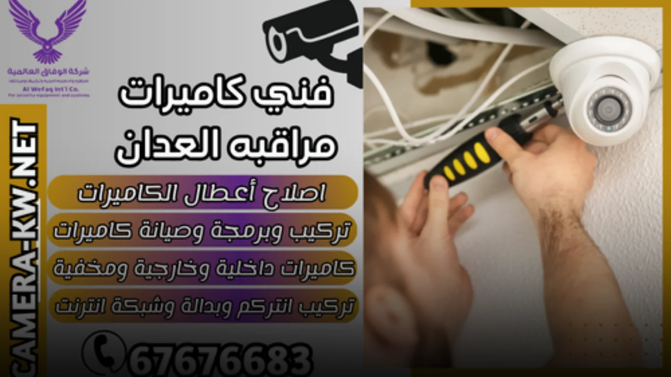 خدمات فني كاميرات مراقبه العدان